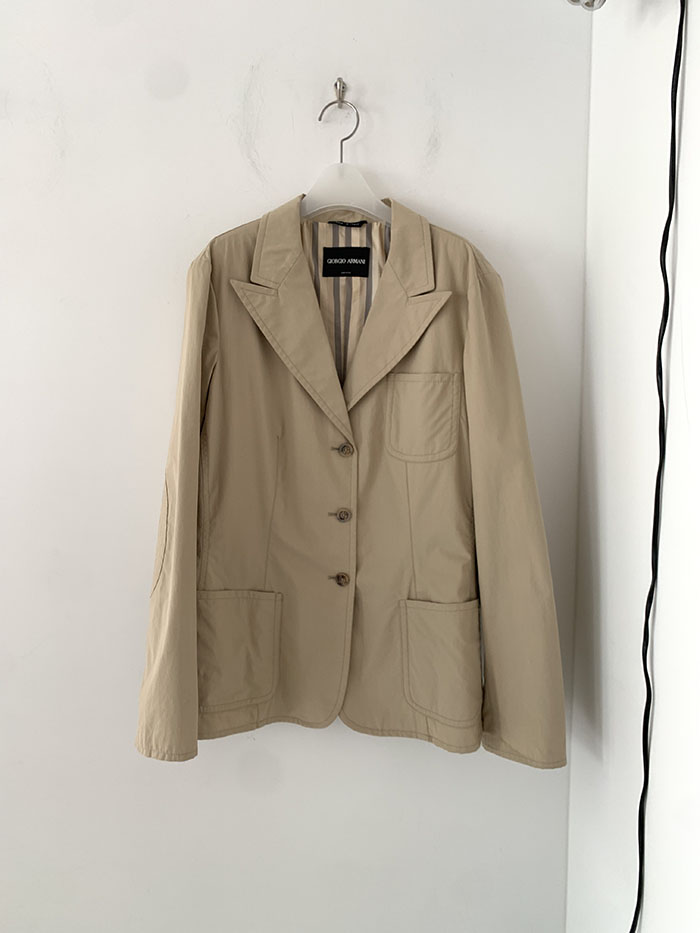 00's "Giorgio Armani" cotton Jacket 복제