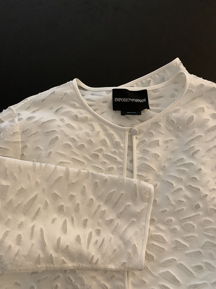 00's "Emporio Armani" cotton Shirt Jacket