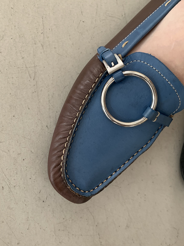 (Deadstock) 00's "PRADA" Leather Loafer