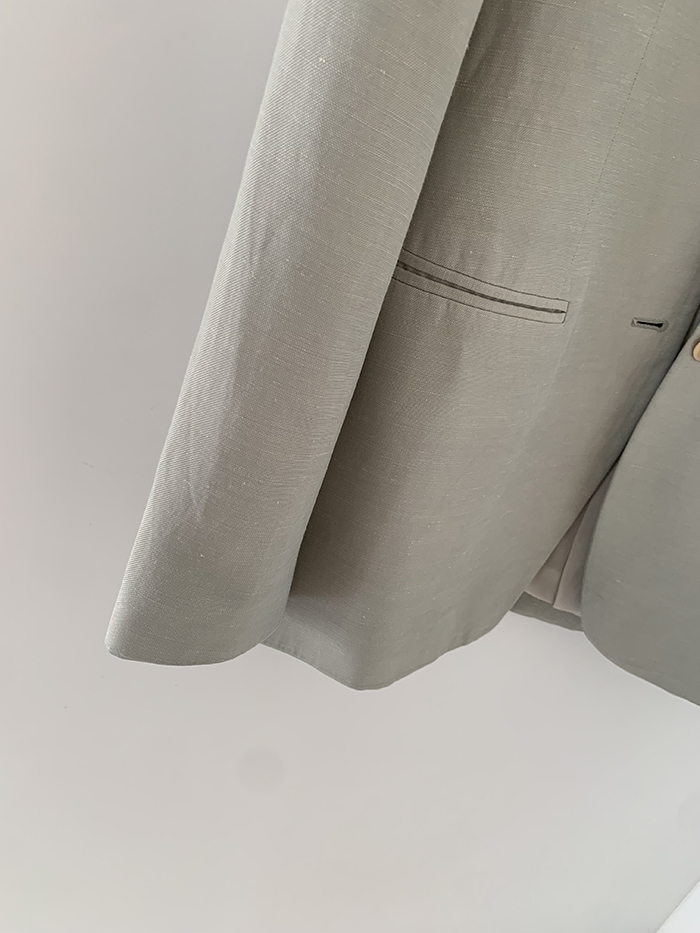 90's "Giorgio Armani" Three buttons wool x silk Jacket 복제