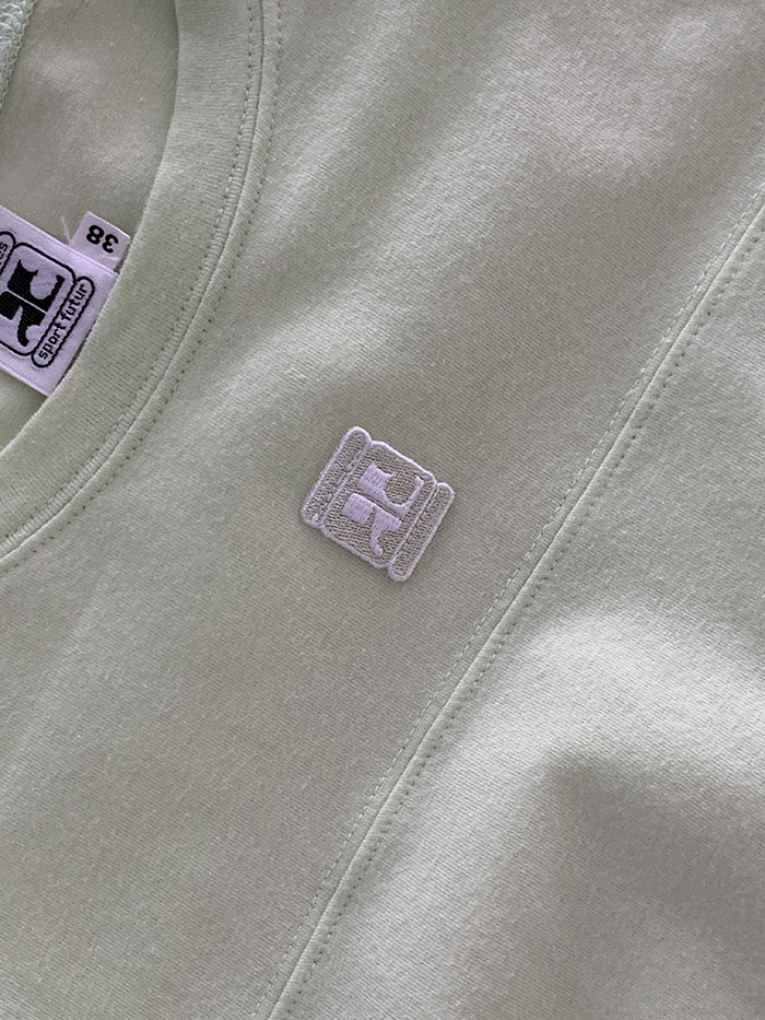 (Deadstock) 90's "Courreges" cotton T-shirt 복제