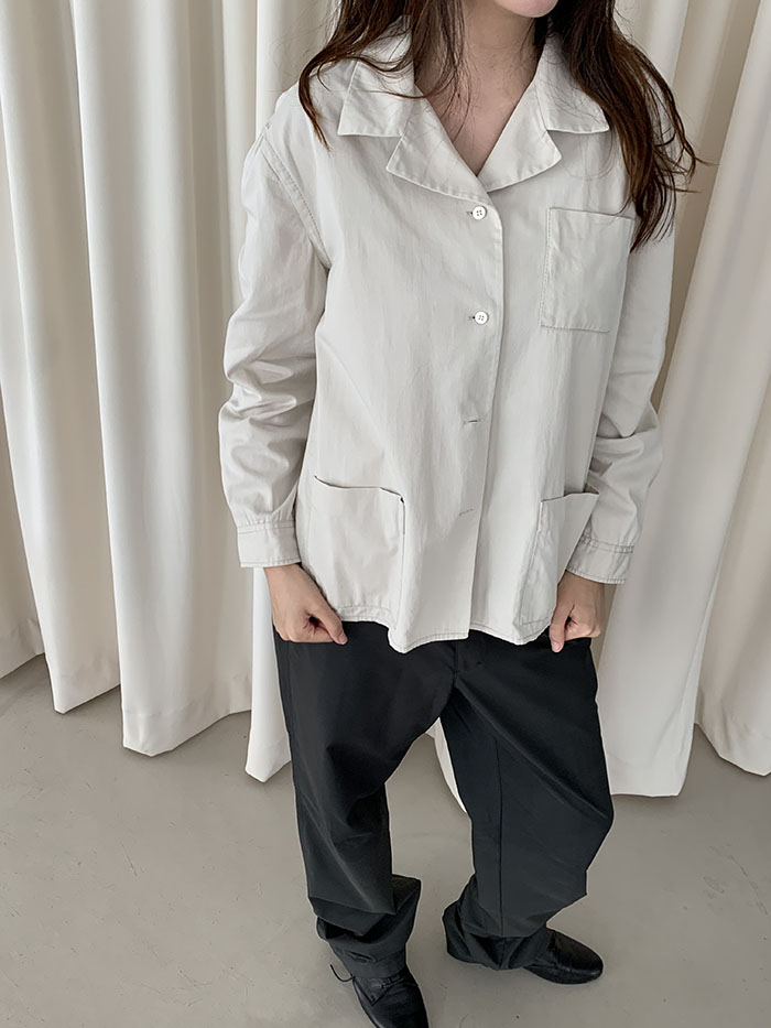 90's "PRADA" nylon zip up collar Jacket 복제