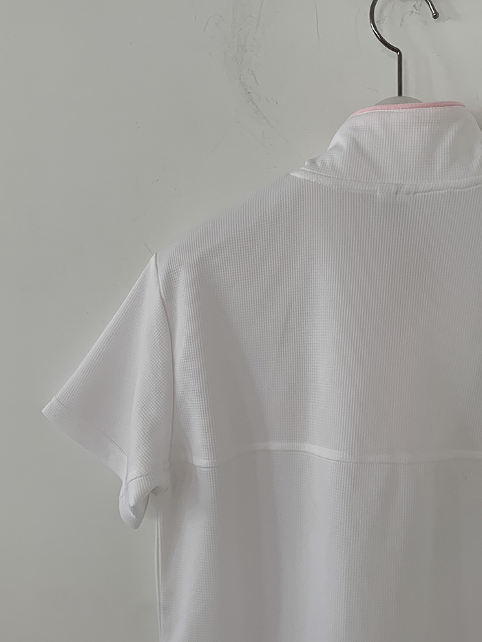 90's "Courreges" Cotton zip-up Top 복제