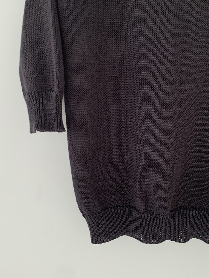 90's "Margaret Howell" wool pique Knit 판완 복제