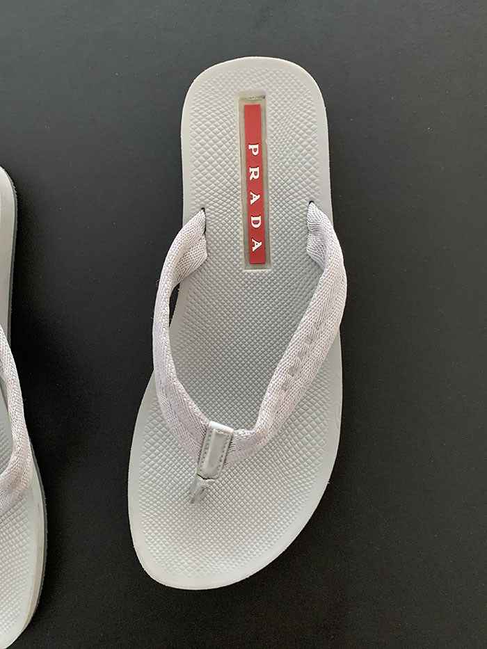 (Deadstock) 00's "PRADA" enamel sandal shoes 복제