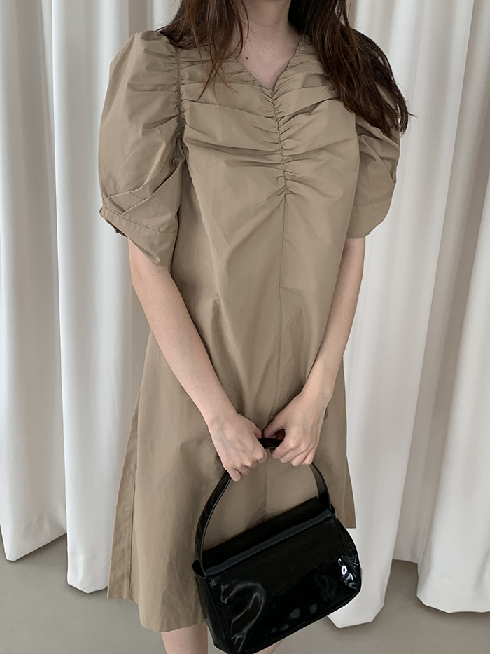 (new product) "Deveaux New York" cotton Dress