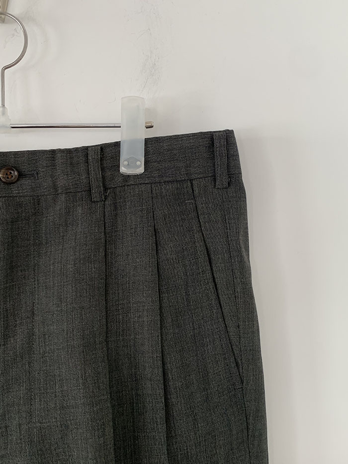 90's "Comme des Garcons Homme Plus" Banding wide turn-up Pants (season 1991) 복제