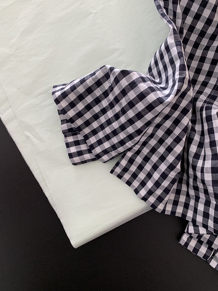 00's "Agnes B" Check Shirt