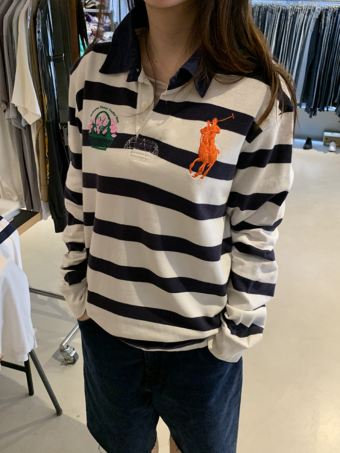 Vintage "Melbourne Flower Gaarden Show" by Polo Ralph Lauren Rugby" Pique Shirt