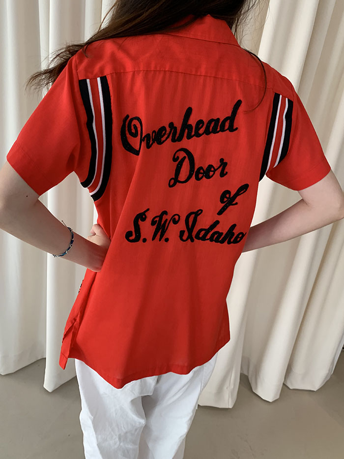 50-60's "Hilton" USA Bowling Shirt