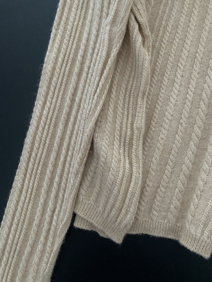 90's "Courreges" wool x nylon Knit 복제