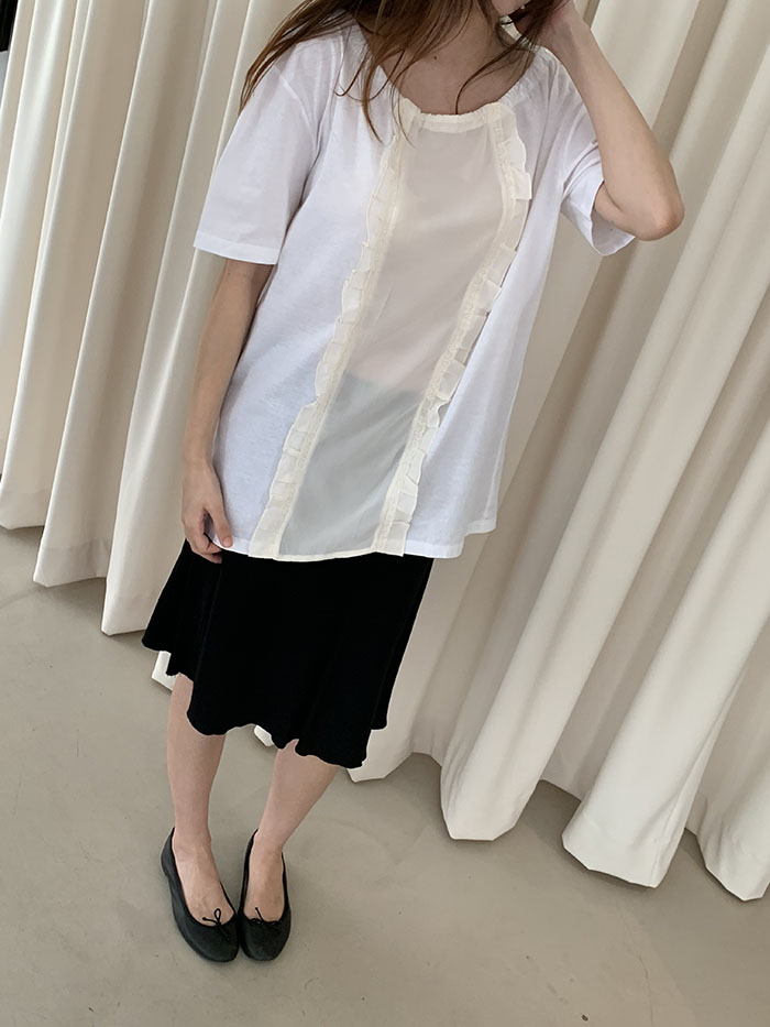 2011's "PRADA" Cotton Blouse Top 복제 복제