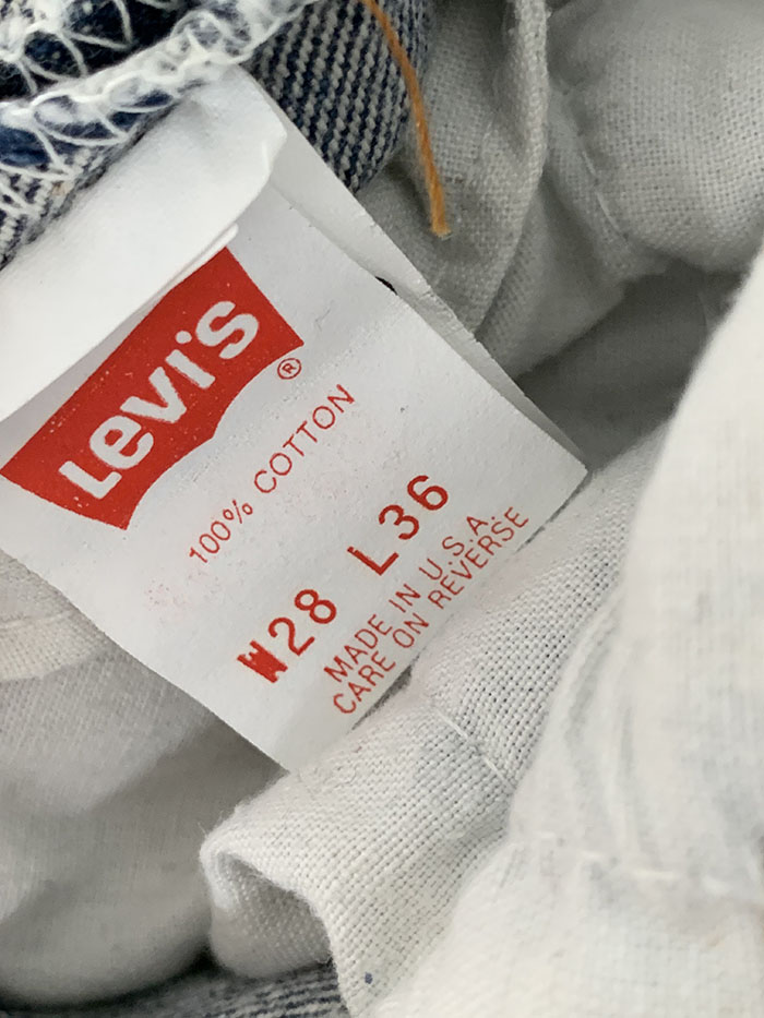 90's Levi's 501 - size 27-28 (classic straight fit) 복제