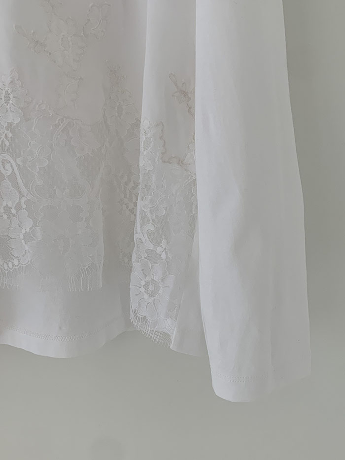 2011's "PRADA" Cotton Blouse Top 복제 복제 복제