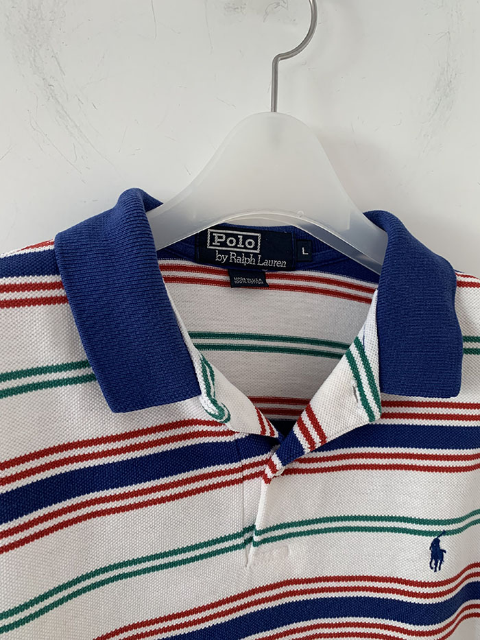 90's "Polo Ralph Lauren USA" Pique Shirt 복제 복제 복제