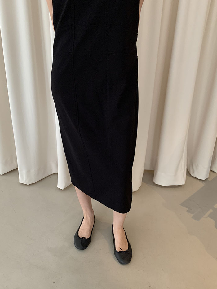 00's "Armani Collezioni" black Dress 복제