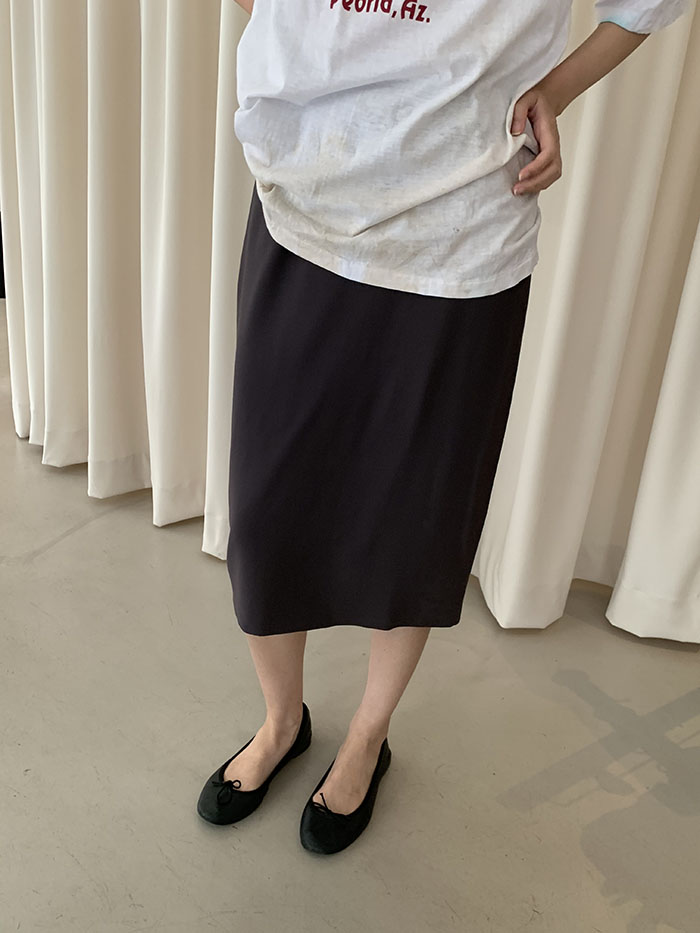 00's "Giorgio Armani" Black Skirt 복제 복제