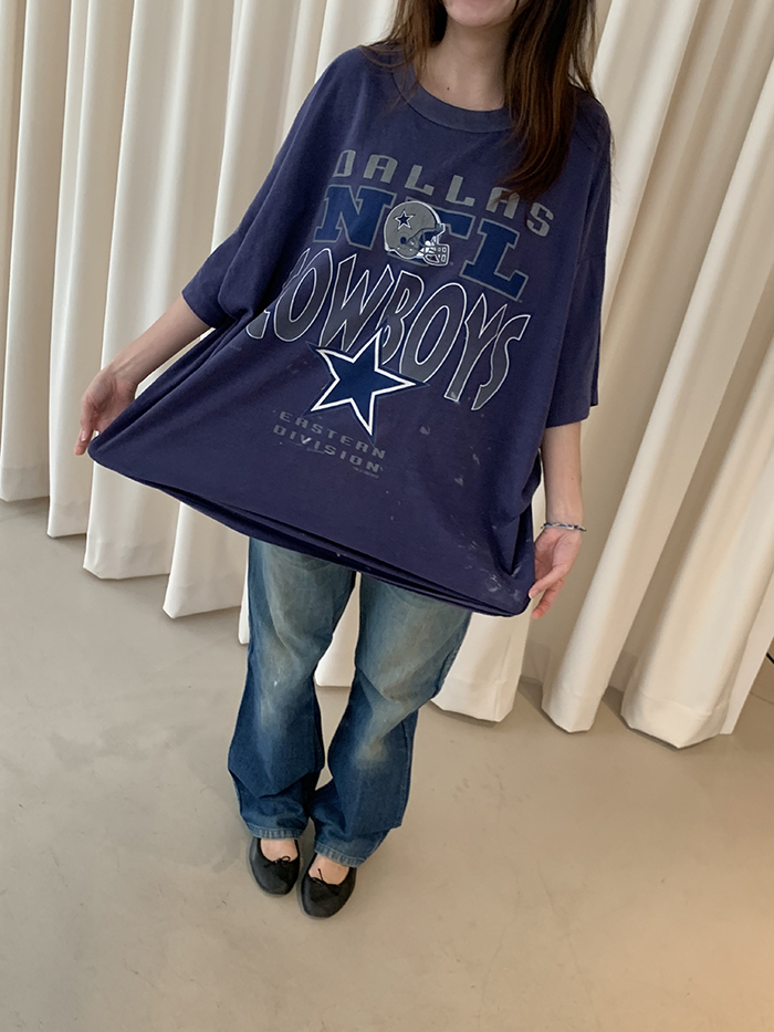 90's "Dallas Cowboys" USA 50/50 T-shirt