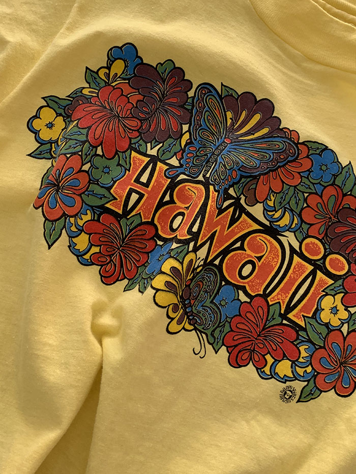 (Deadstock) 80's "Hawaii" USA T-shirt