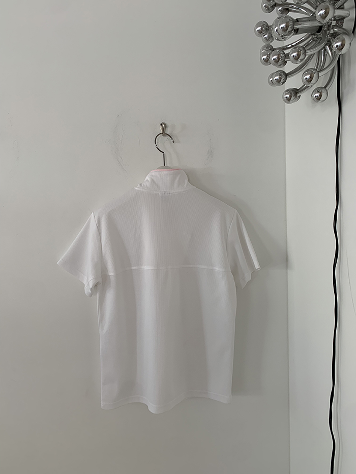 90's "Courreges" Cotton zip-up Top 복제