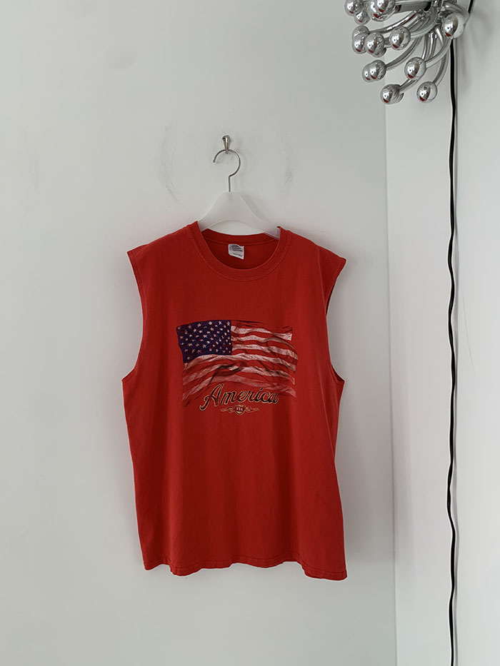 80's "Florida" USA sleeveless Shirt 복제 복제