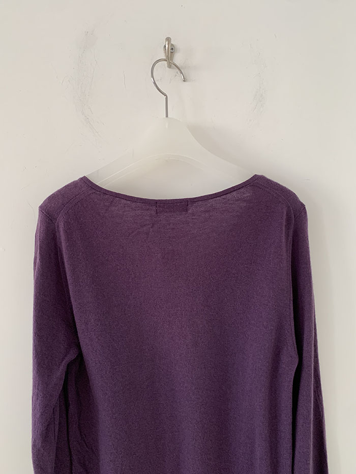 90's "Margaret Howell" wool pique Knit 판완 복제