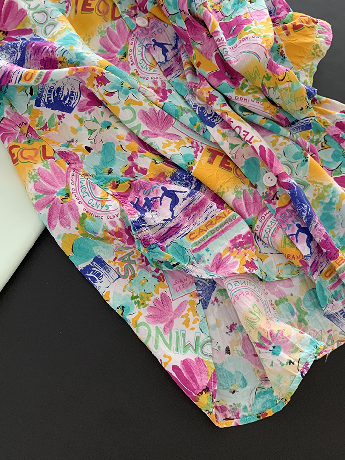 80's "Jams World" Hawaiian Shirts 복제