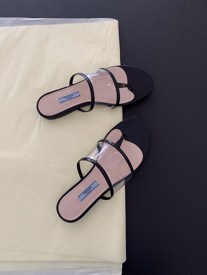 (Deadstock) 00's "PRADA Sport" Flip Flops Shoes 복제