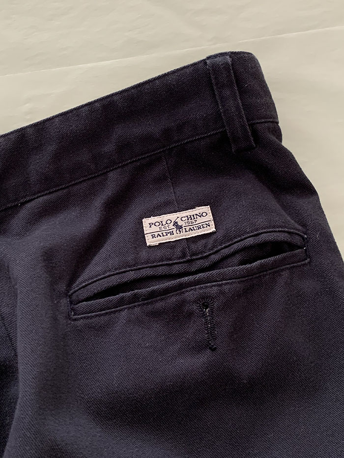 90's "Polo Jeans" Washed Blue Chino Pants 복제 복제