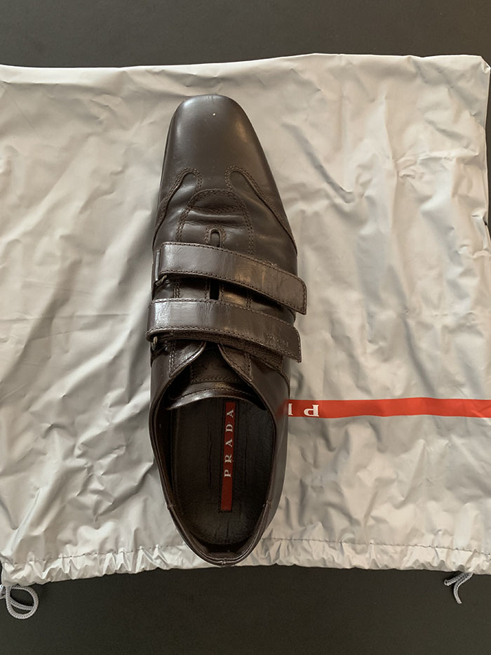00's "PRADA" Leather Shoes 복제