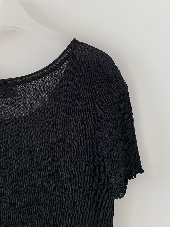 00's "Armani Collezioni" Round Knit 복제