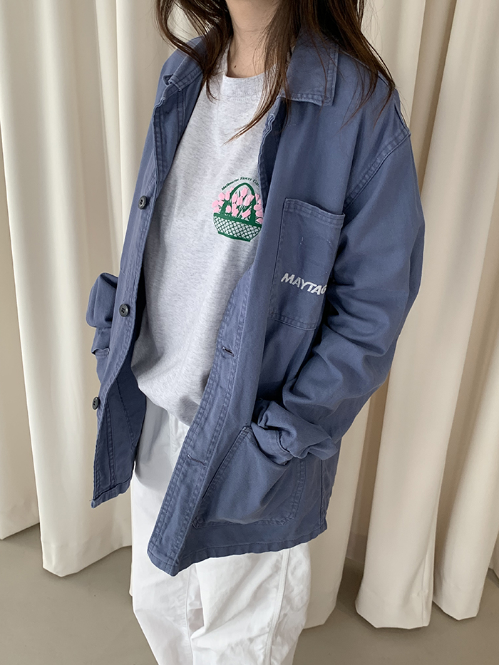 70's Vintage French Work Jacket 복제 복제