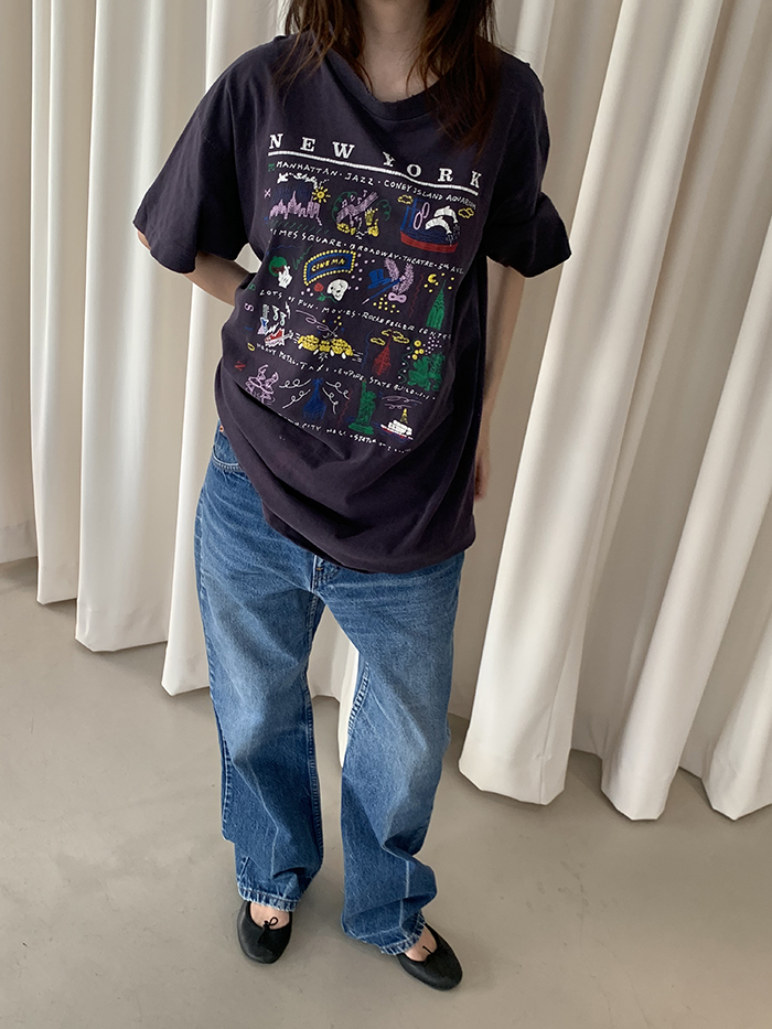 80's "NEW YORK" USA T-shirt