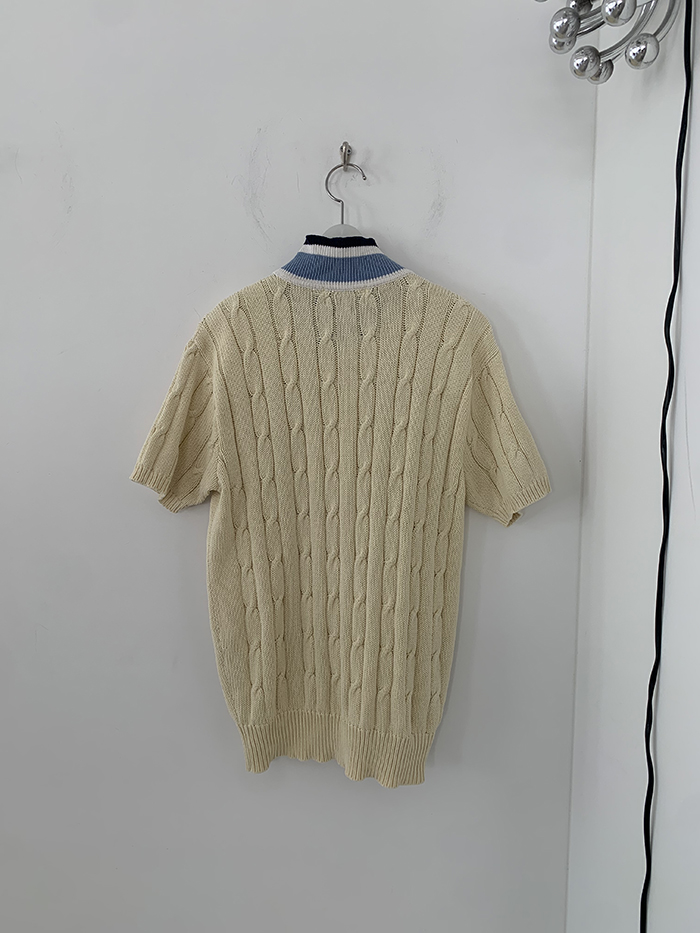 90's "Polo Sport Ralph Lauren" cotton Pique Knit (Rare Design) 복제