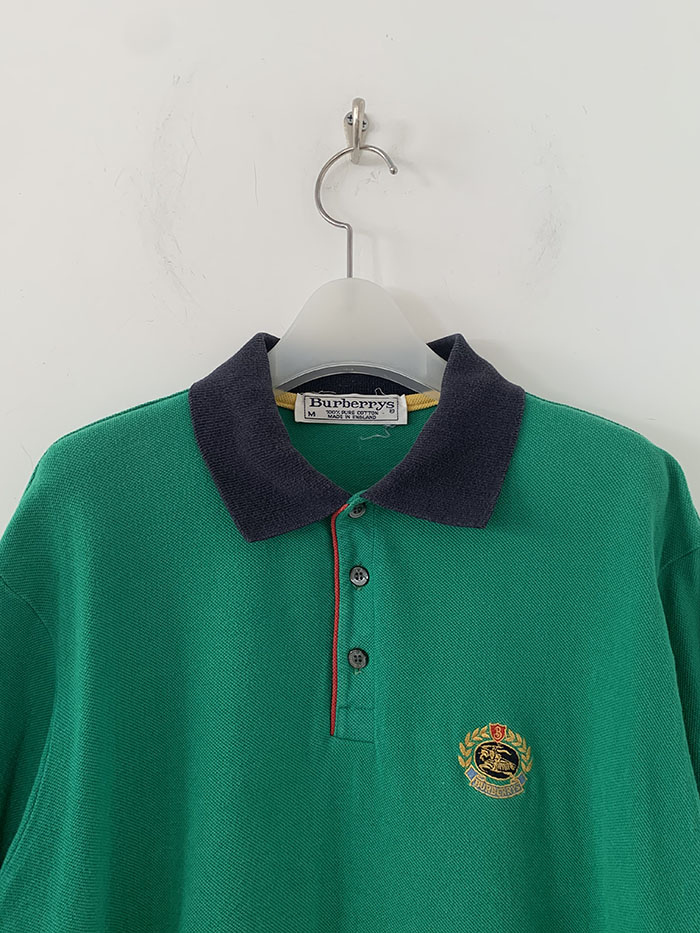 80's "Burberry" cotton T-Shirt 복제