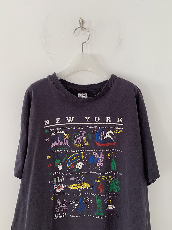 80's "NEW YORK" USA T-shirt