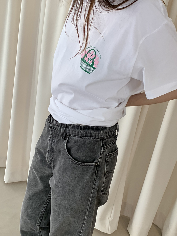 (new product) "Melbourne Flower Garden Show" T-shirt (White)