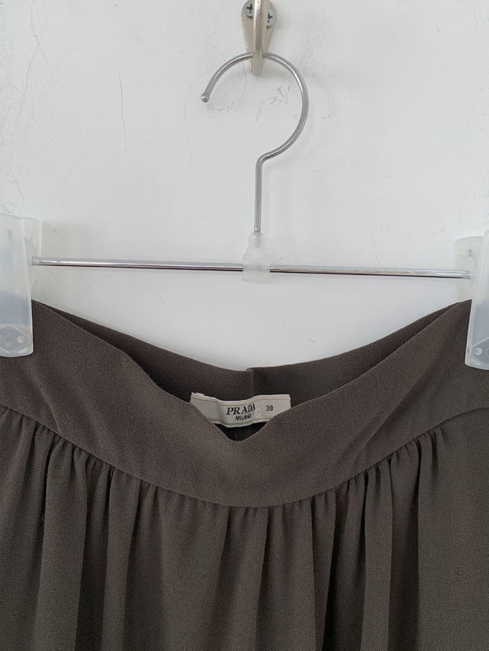 00's "PRADA" viscose Skirt 복제