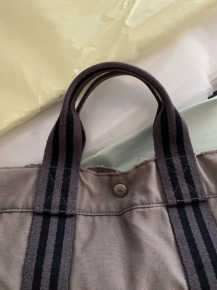 Vintage "Hermes" Fourre Tout Bag (Distressed)