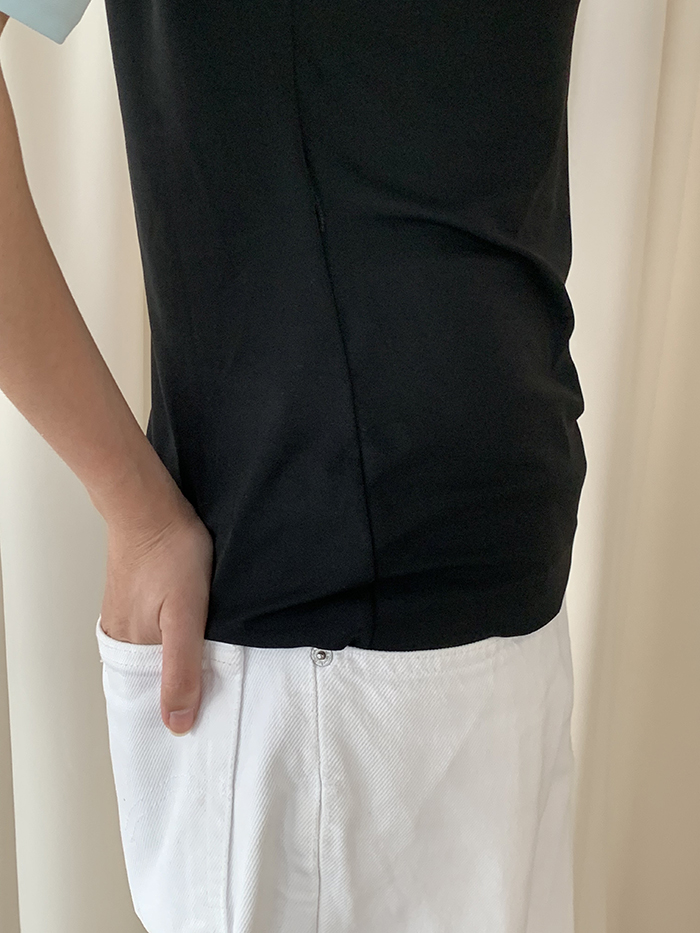 00's "PRADA" viscose black Kint