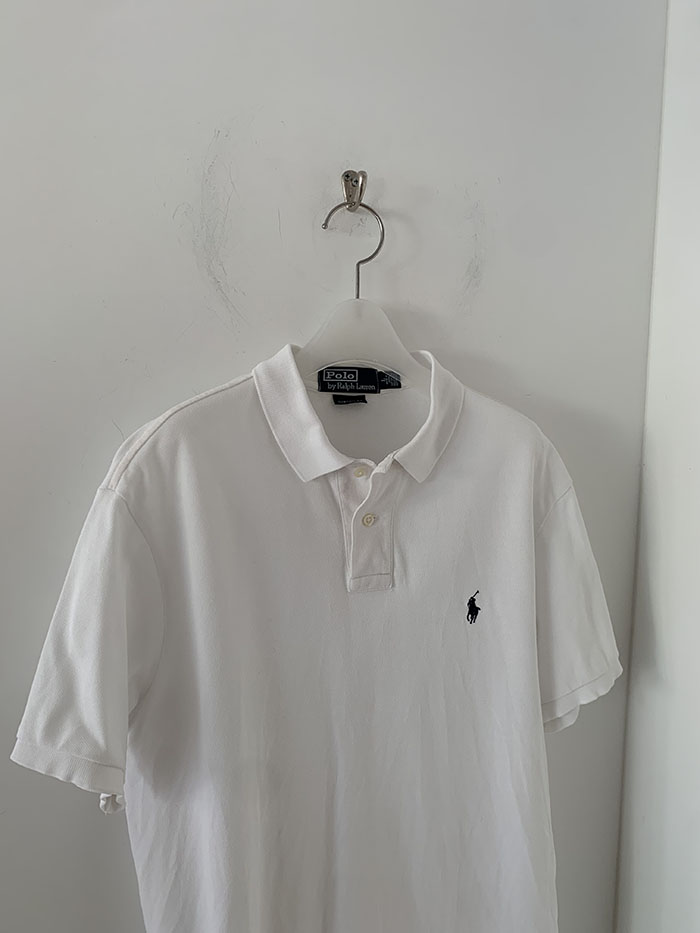90's "Polo Ralph Lauren USA" Pique Shirt 복제 복제