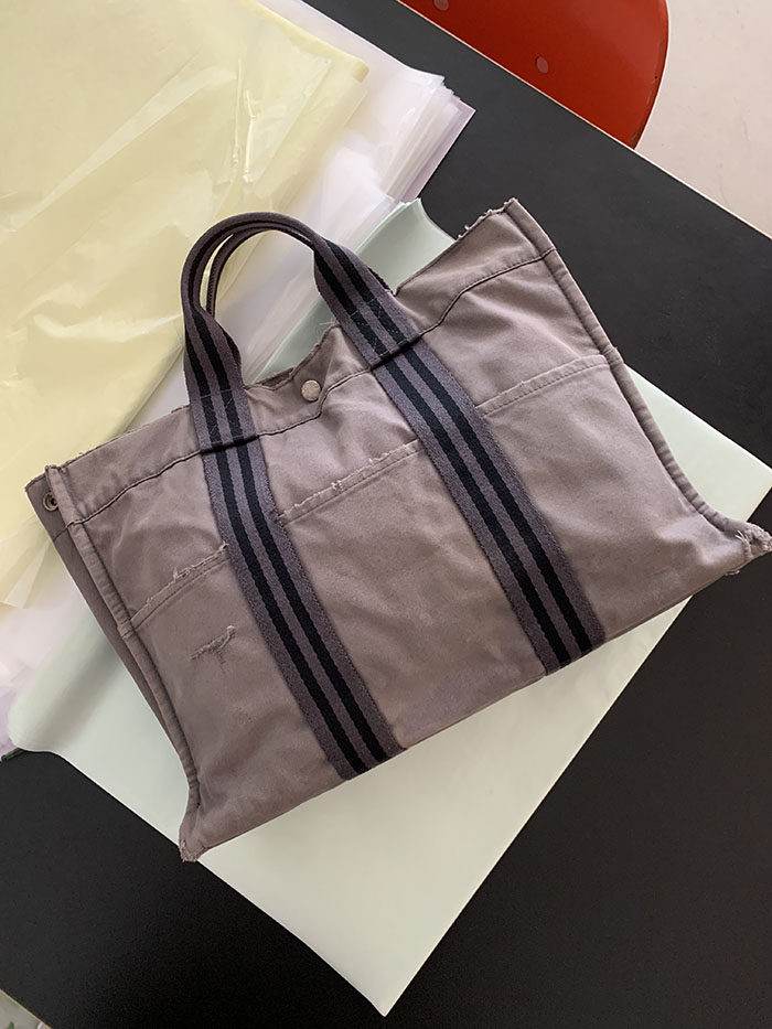 Vintage "Hermes" Fourre Tout Bag (Distressed)