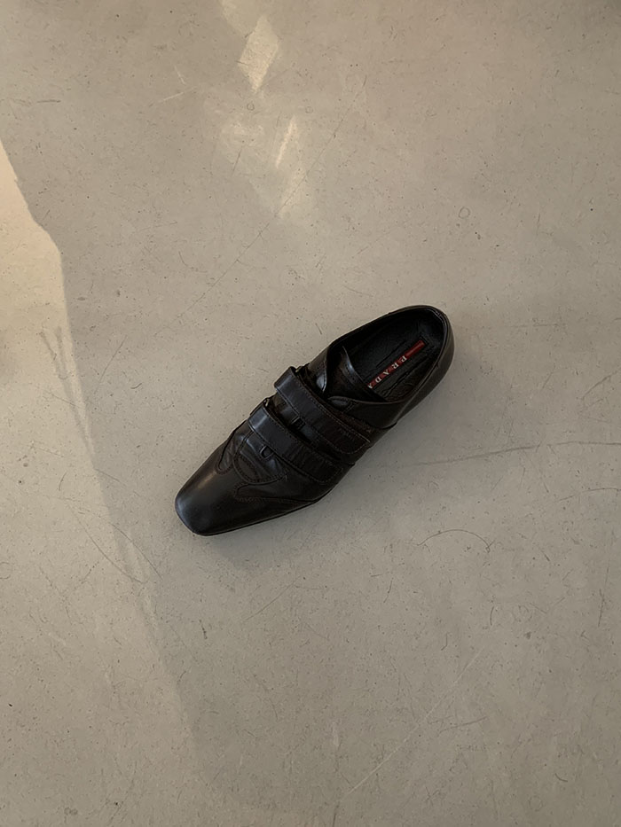 00's "PRADA" Leather Shoes 복제