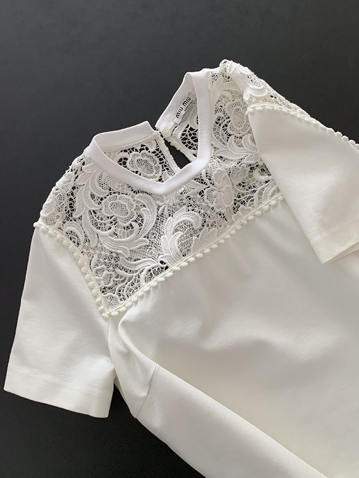 2006's "miumiu" Blouse Top 복제