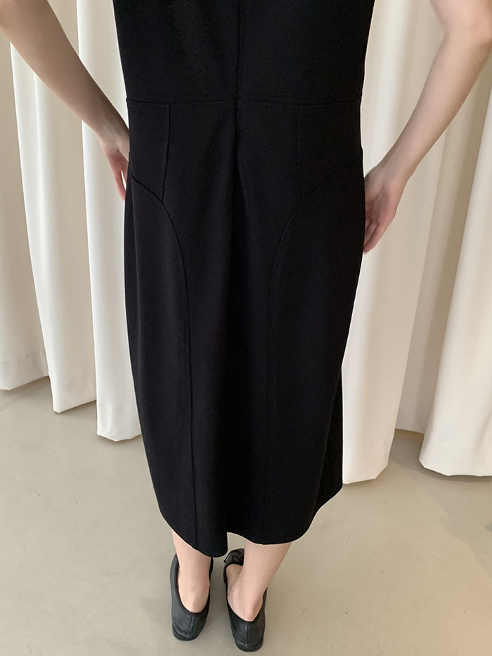 00's "Armani Collezioni" black Dress 복제