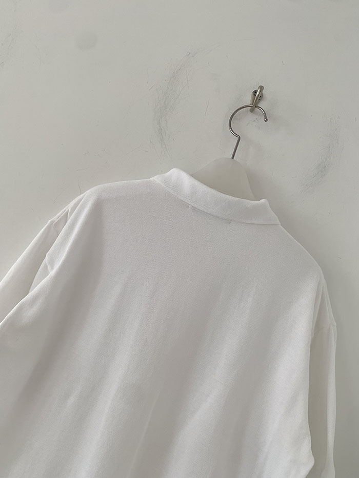 90's "Courreges" cotton Pique Knit 복제