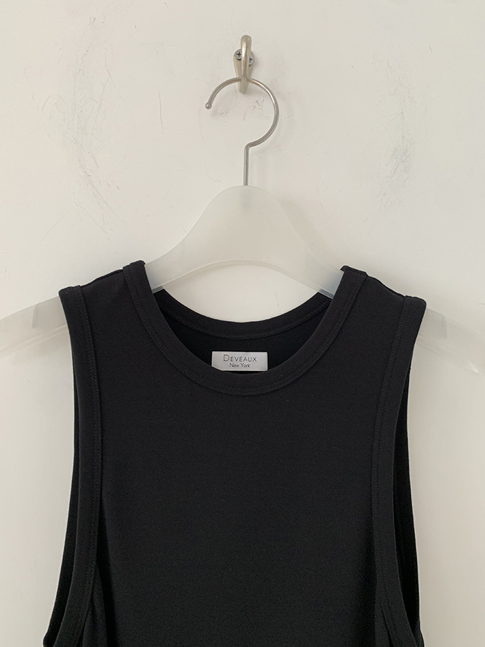 (new product) "Deveaux New York" cotton shirring Dress 복제