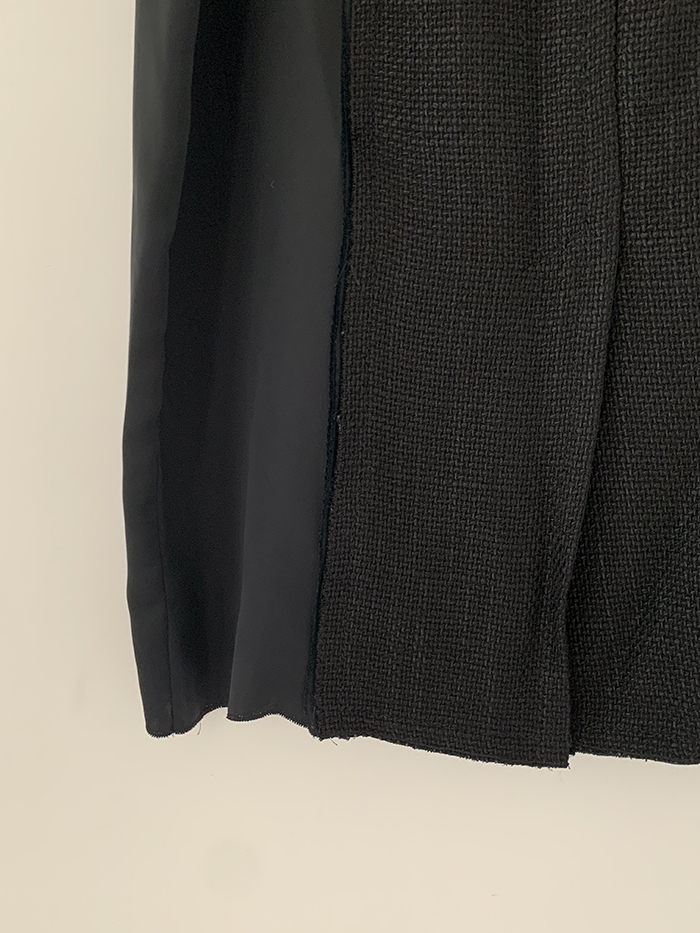 00's "Prada" cotton Button Skirt 복제