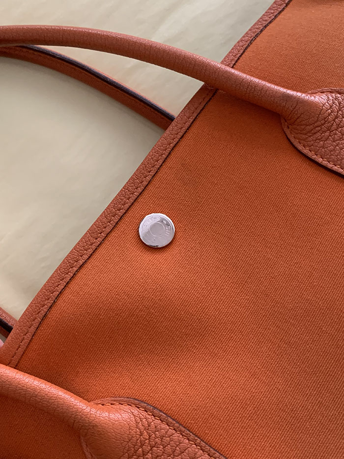 00's Vintage "Hermes" Garden Party Bag