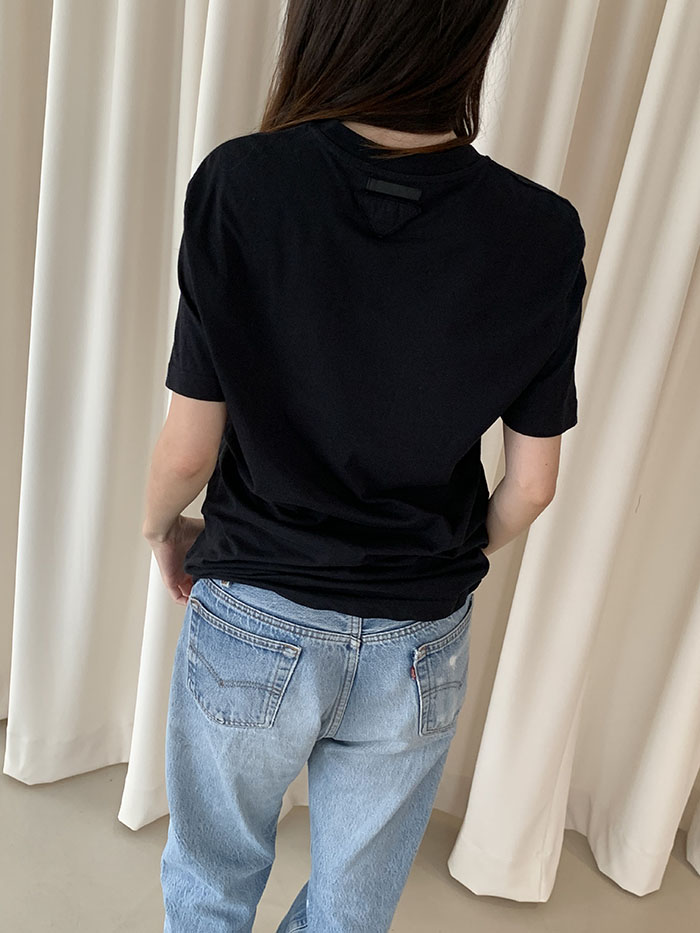 2020's "PRADA" Cotton Blouse Top /상세추가